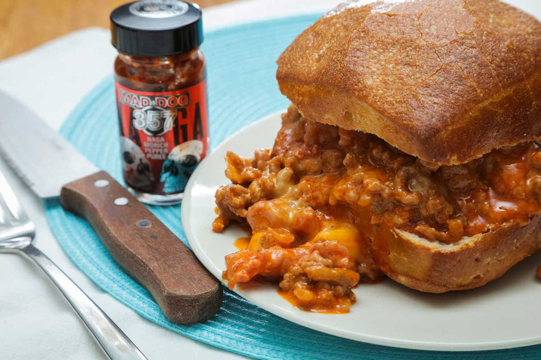 Burning Bacon and Cheese Sloppy Joes