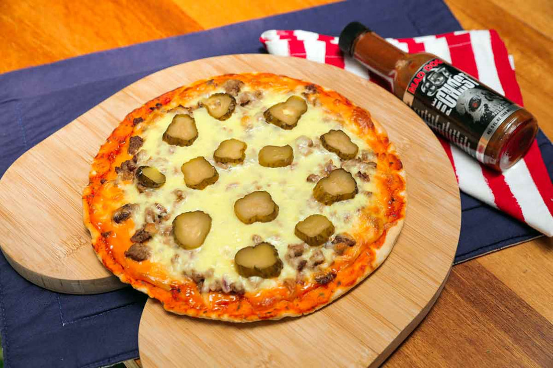 Cheesy Ghost Pizza Pie