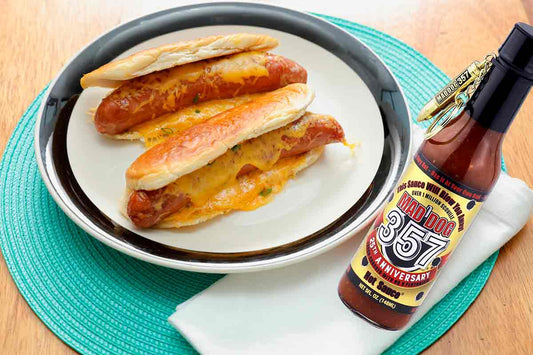Fiery Double Dog Grilled Cheese