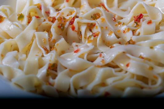 🔥 Homemade Spicy Pasta with Dried Chilies; Mad Dog 357 Gold Edition 🔥