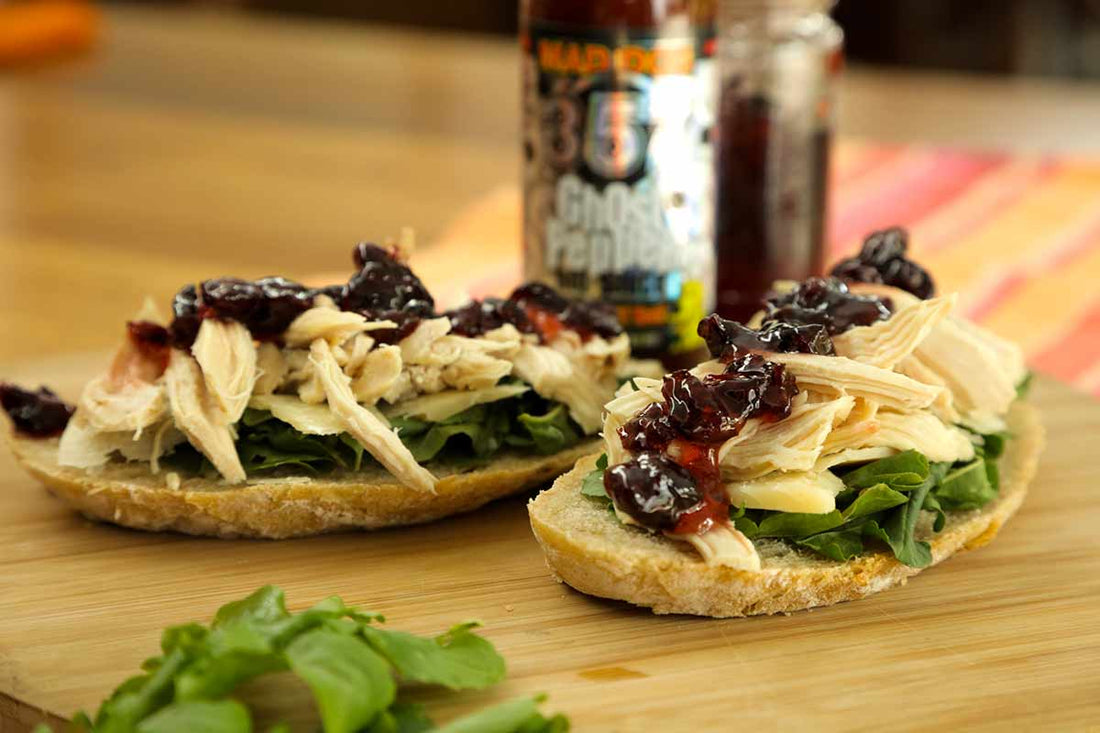 Kicking Cranberry Turkey Sandwiches