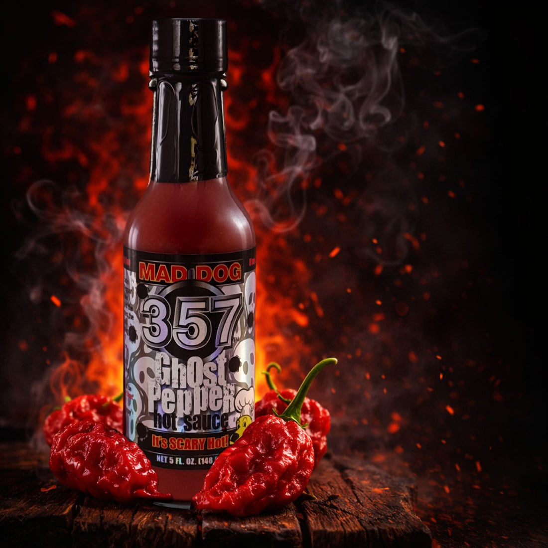 Mad Dog 357 Ghost Pepper Hot Sauce: Heat That Builds—and Stays