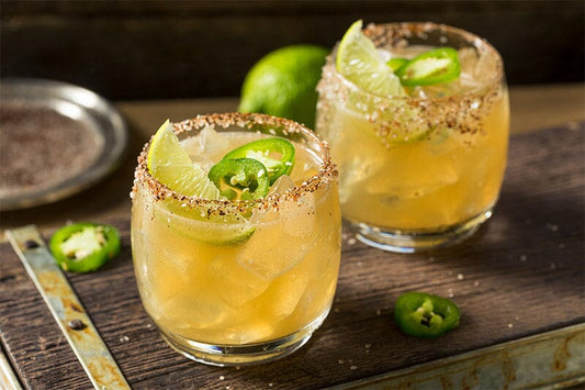 Mad Dog 357 Ghost Pepper Jalapeño Margarita  Makes: 1 cocktail
