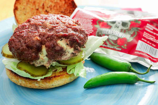 Mad Dog Cheesy Jalapeño Popper Burgers