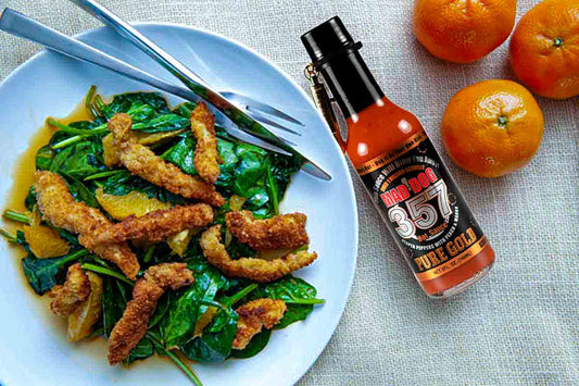 Mad Dog Spiced Warm Chicken Strips Salad