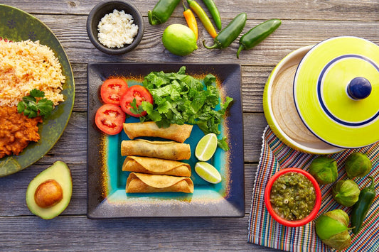 Mexican Flautas (Rolled Tacos) with Salsa — Ghost Heat 🌮🔥