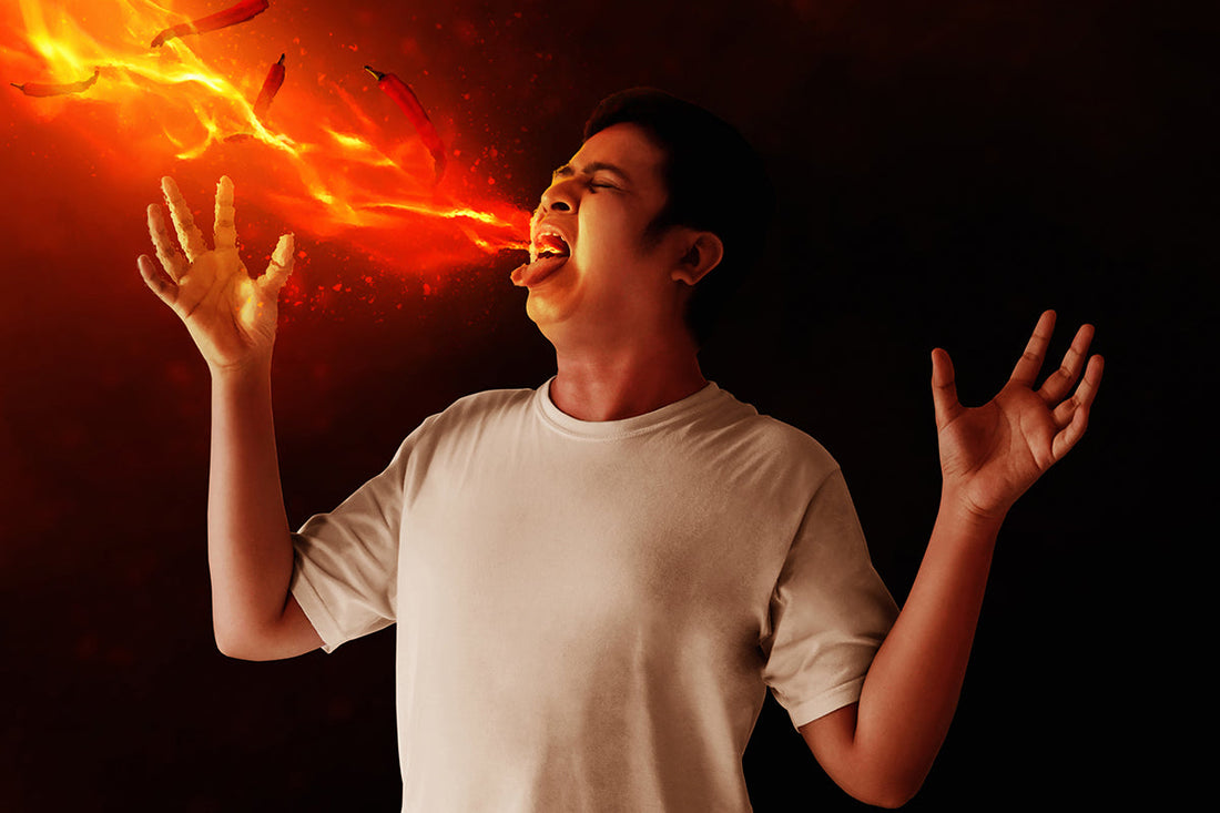 My mouth is on fire!!! Or is it?