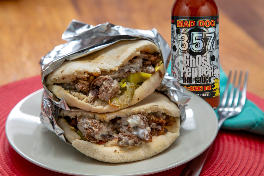 Spicy Ghost Pepper Falafel Pockets