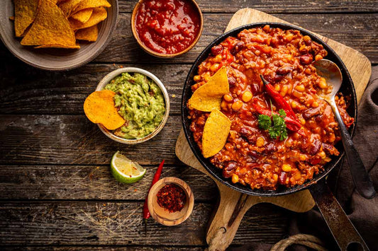 Spicy Mexican Chili Con Carne with Ghost Pepper Spice 🌶️🔥🇲🇽
