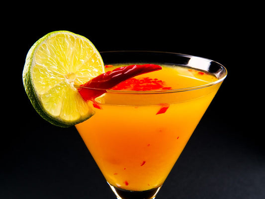 🔥 Spicy Orange Inferno Cocktail with Mad Dog 357 Ghost Pepper 🔥