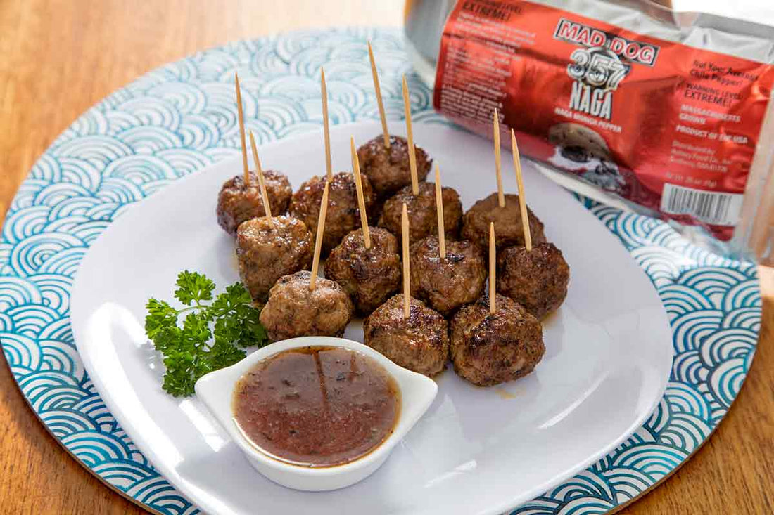 Super Spicy Cranberry Meatballs
