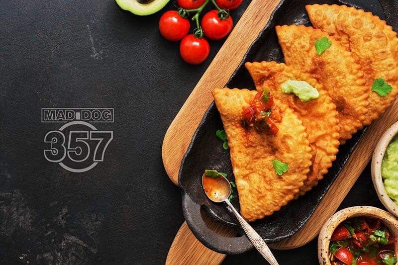 Traditional Fried Empanadas with Tomato–Avocado Sauce 🥟🔥🌎