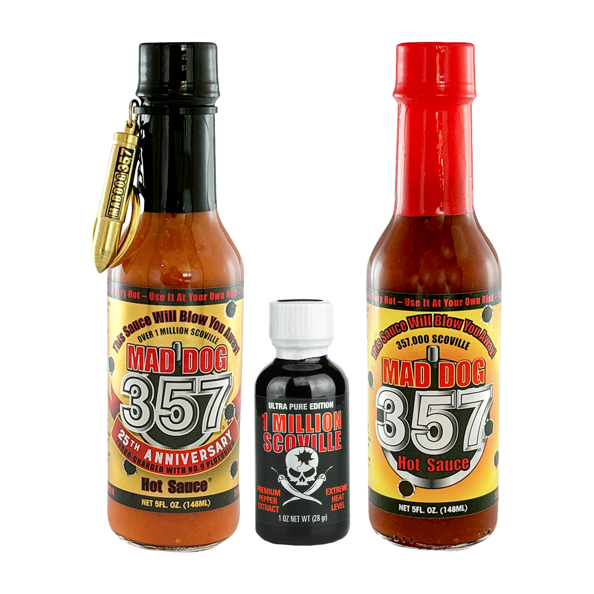 Hot Ones Special with Bonus Free Bottle of ECO 1 Million Scoville Extract (1 oz)